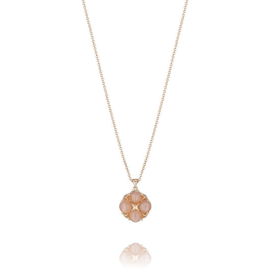 Cardinal Gem Pendant featuring Peach Moonstone