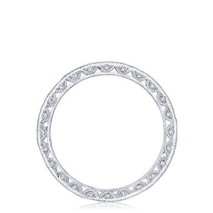 Twist with Diamond Accent Wedding Band