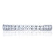 Channel Set Wedding Band
