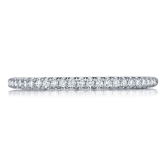 French Pav�� Diamond Wedding Band - 1.5mm