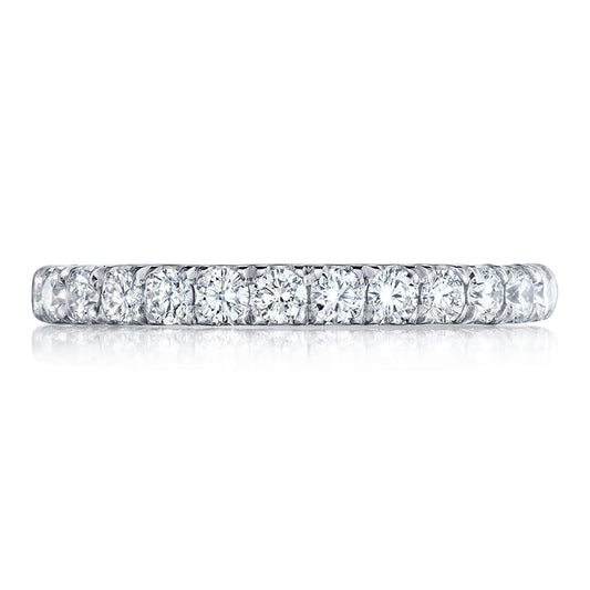 French Pav�� Diamond Wedding Band - 2.5mm