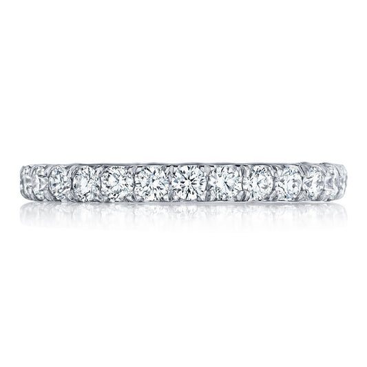 French Pav�� Diamond Wedding Band - 2.5mm