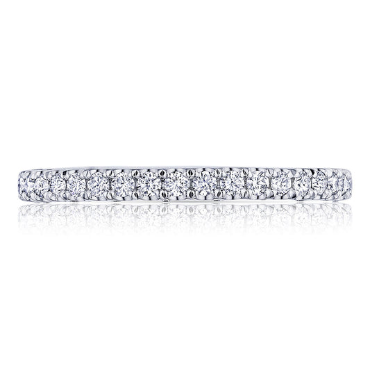 French Pav�� Diamond Wedding Band - 2mm
