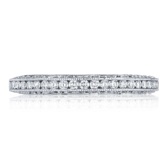 Channel Set Wedding Band