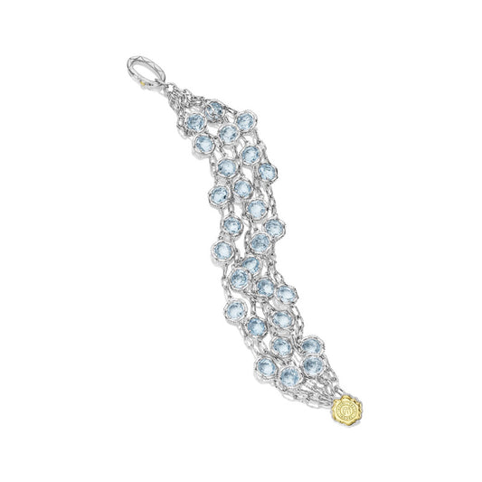 Cascading Gem Bracelet featuring Sky Blue Topaz