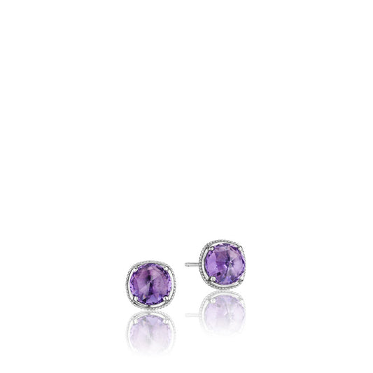 Simply Gem Stud featuring Amethyst
