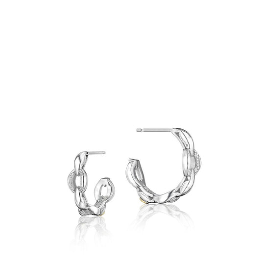 Mini Crescent Curve Earrings