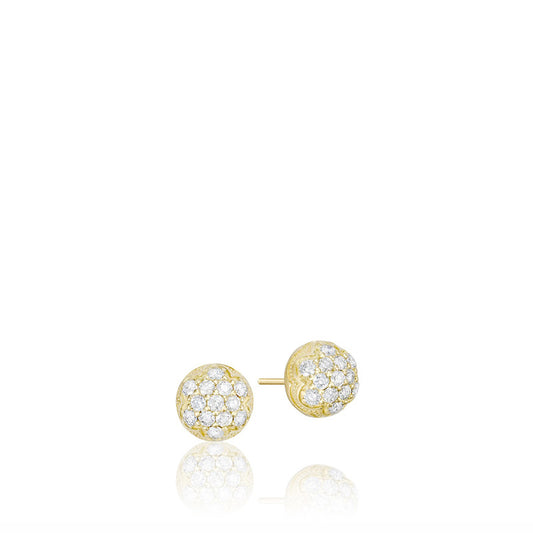 Petite Dew Drop Stud featuring Pav&eacute; Diamonds SE203Y