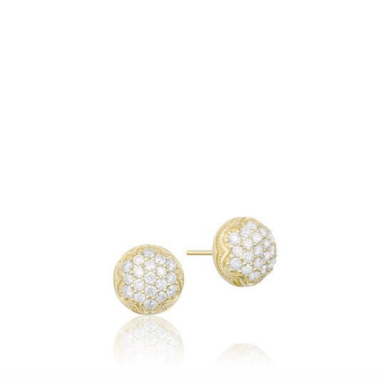 Dew Drop Stud featuring Pav&eacute; Diamonds SE204Y