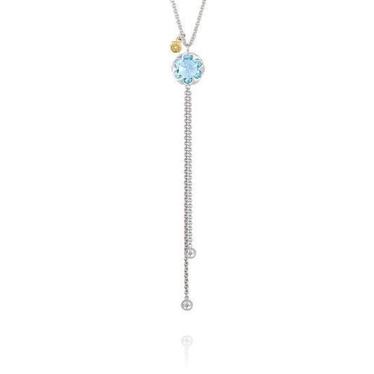 Lariat Necklace featuring Sky Blue Topaz
