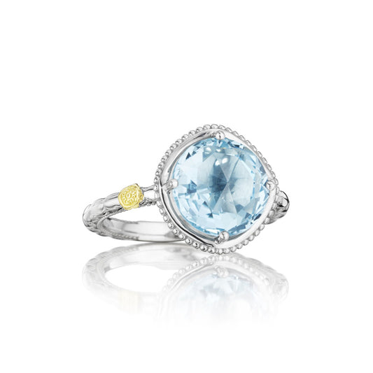 Bold Simply Gem Ring featuring Sky Blue Topaz
