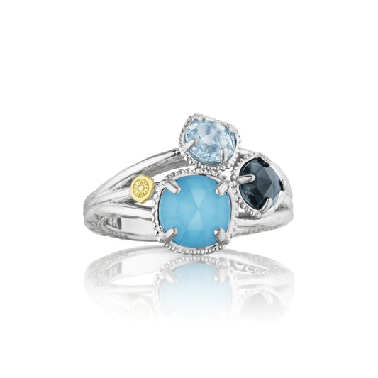 Petite Budding Brilliance Ring featuring Assorted Gemstones