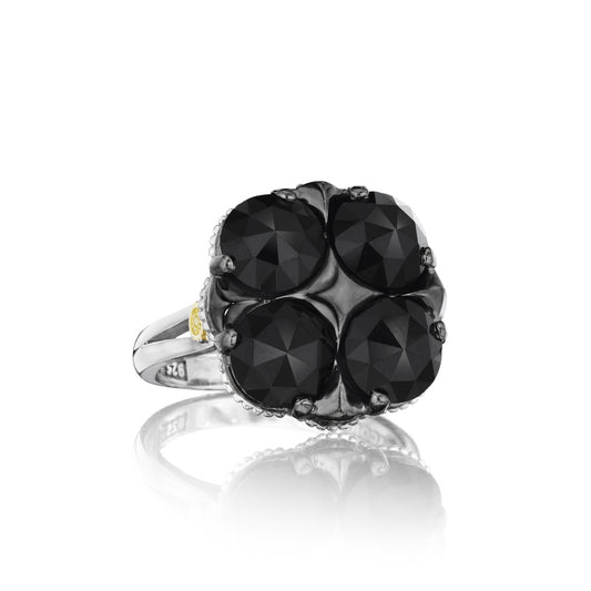 Tacori City Lights After Dark Lotus Four Gem Ring