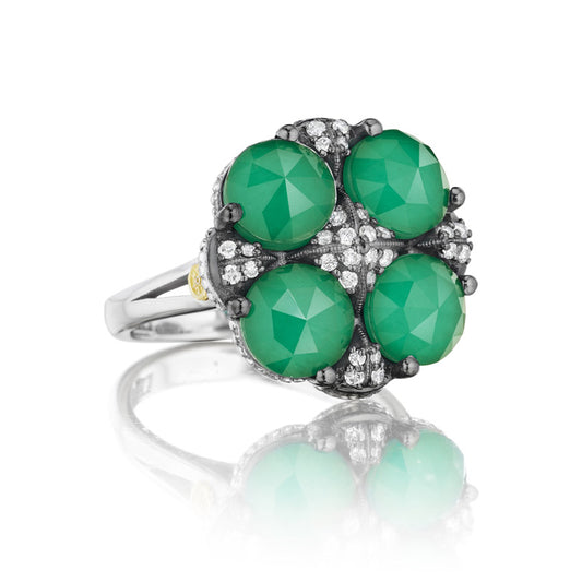 Tacori City Lights Lotus Four Gem Pave Ring