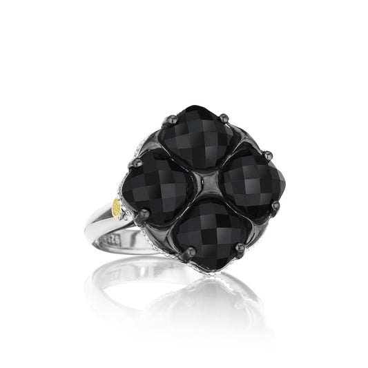 Tacori City Lights After Dark Lotus Four Gem Tilt Ring