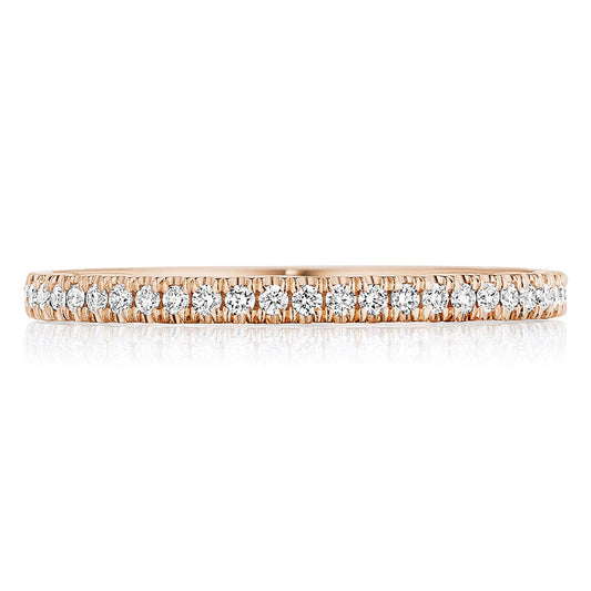 French Pav�� Diamond Wedding Band