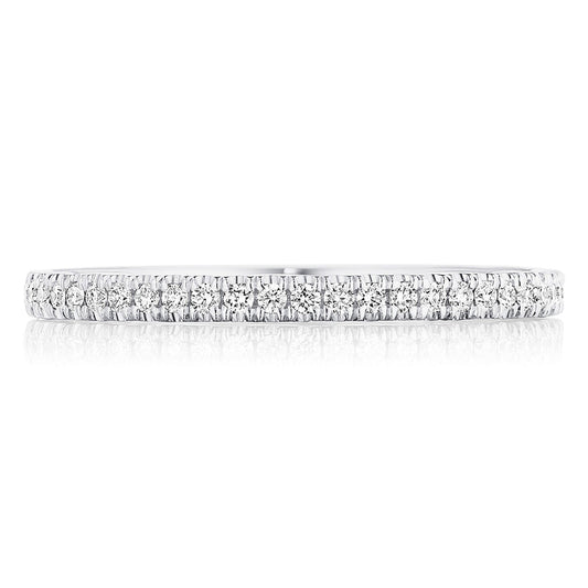 French Pav�� Diamond Wedding Band