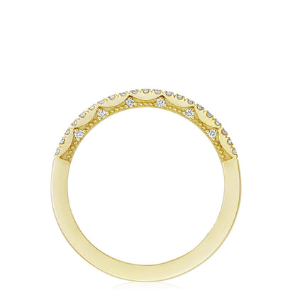 French Pav�� Diamond Wedding Band