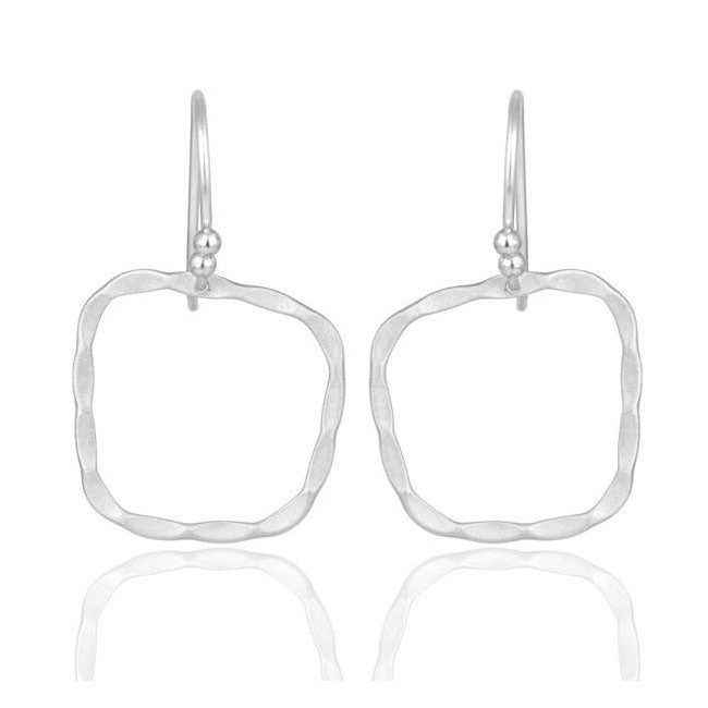 The Bowery Drop Earrings In Reclaimed Sterling Silver