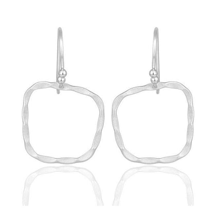 The Bowery Drop Earrings In Reclaimed Sterling Silver