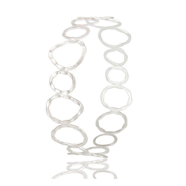 The Roxy Bangle In Reclaimed Sterling Silver