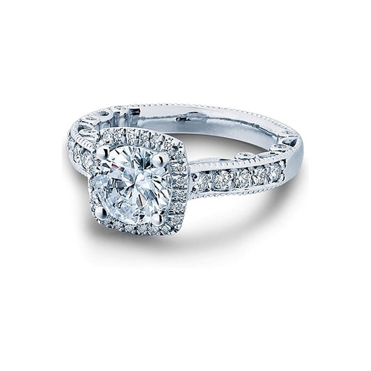 Verragio Pave Halo Diamond Engagement Ring