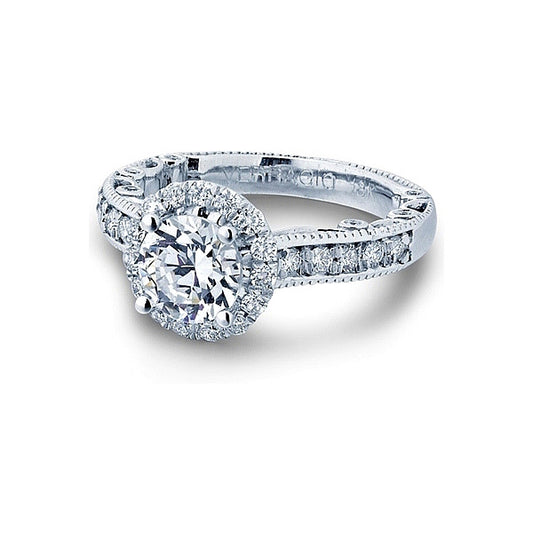 Verragio Pave Halo Diamond Engagement Ring