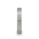 MESSALINA Flat Brushed Finish Tungsten Carbide Wedding Band - 4mm - 6mm