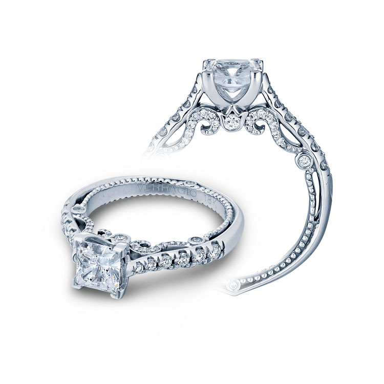 Verragio Pave Diamond Engagement Ring - Pave Engagement Rings - Engagement