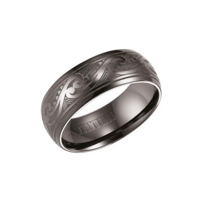 Triton White Tungsten Carbide Comfort Fit Domed Band 11-01-4443