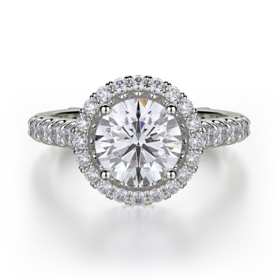 MICHAEL M Platinum Engagement Ring R440-1-5-PT