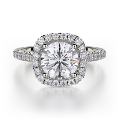 MICHAEL M Platinum Engagement Ring R539-1-5-PT