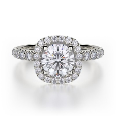 MICHAEL M Platinum Engagement Ring R536-1-PT