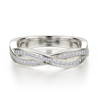 MICHAEL M Platinum Wedding Band R709B-PT