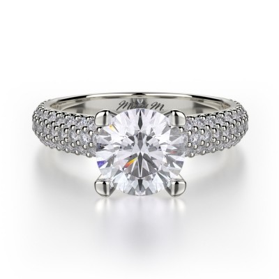 MICHAEL M Platinum Engagement Ring R710-1-5-PT