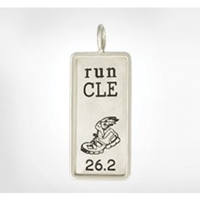 Original Framed ID Tag Charm