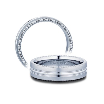 Verragio Double Groove Men's Wedding Band