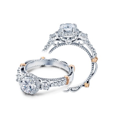Verragio Three Stone Diamond Engagement Ring
