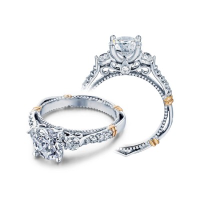 Verragio Three Stone Diamond Engagement Ring