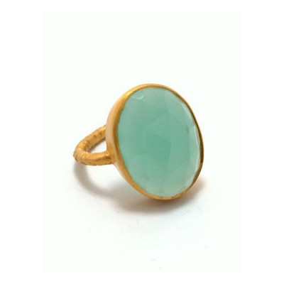 Bliss Signature Gemstone Bezel Statement Ring