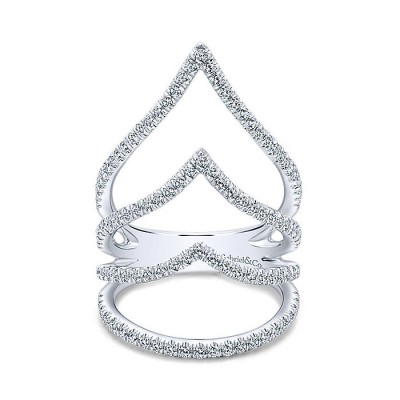 14k W.Gold Dia Ring Ladies' Ring