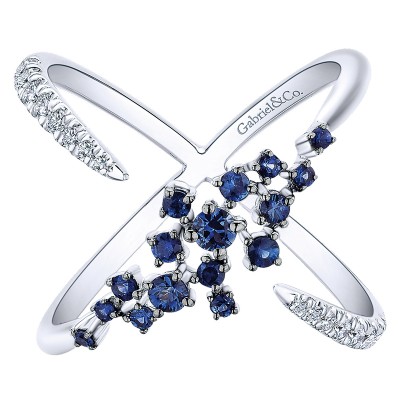 Ladies' Ring 14k White Gold Lusso Color Fashion