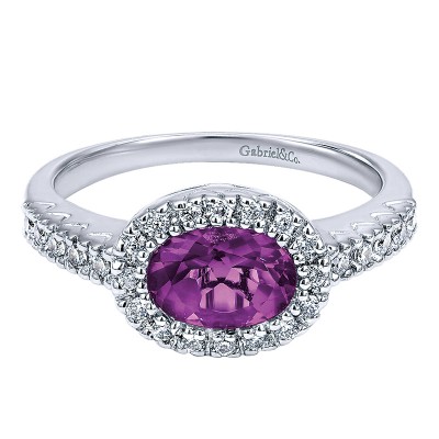 Ladies' Ring 14k White Gold Lusso Color Fashion