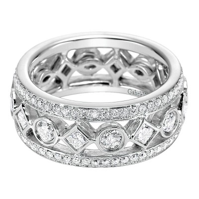 Anniversary Band 14k White Gold Diamond Eternity Band