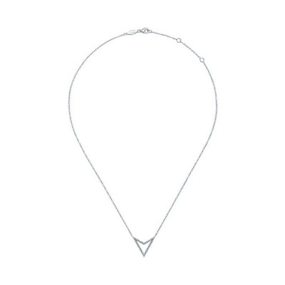 14k White Gold Diamond Fashion Necklace