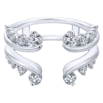 Anniversary Band 14k White Gold Diamond Jacket
