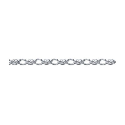 14k White Gold Diamond Tennis Bracelet