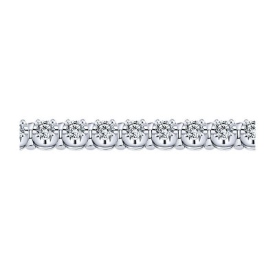 14k White Gold Diamond Tennis Bracelet