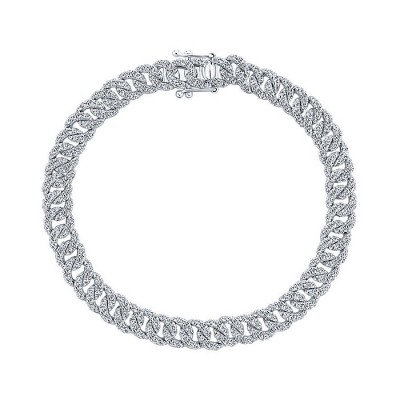 14k White Gold Diamond Tennis Bracelet