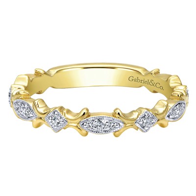 Ladies' Ring 14k Yellow Gold Stackable